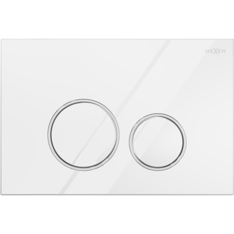 Mexen Fenix 05  öblítőgomb, fényes fehér - 600500