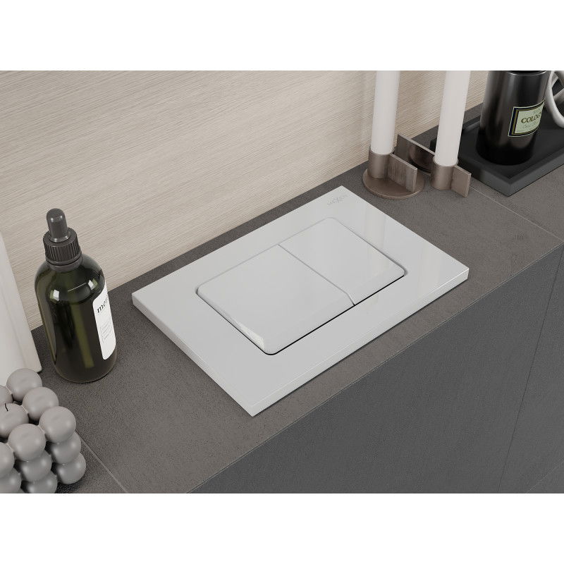 Mexen Fenix 10 XS buton de spălare, alb lucios - 601000