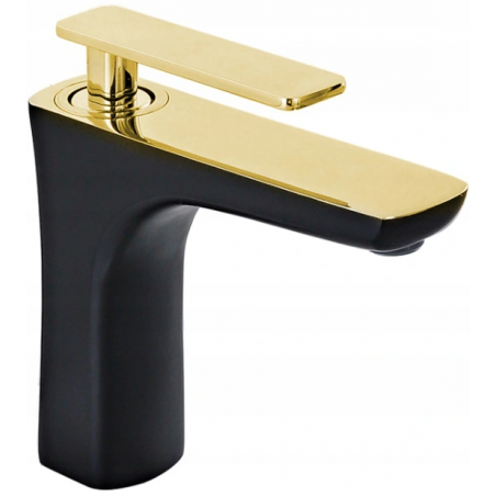 Mexen Indus baterie chiuvetă, neagră/aurie - 744600-75