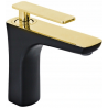 Mexen Indus baterie chiuvetă, neagră/aurie - 744600-75