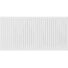 Mexen C11 lapos radiátor 300 x 600 mm, oldalsó csatlakozás, 293 W, fehér - W411-030-060-00