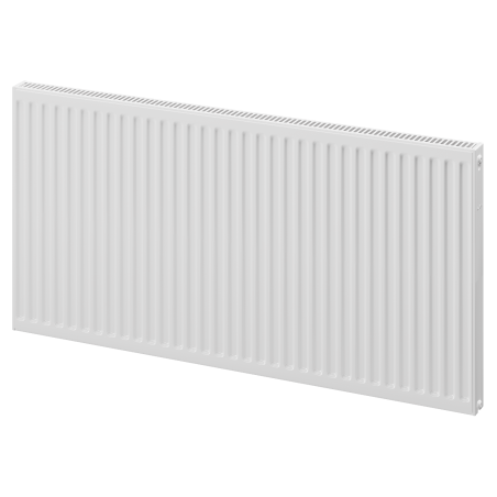Mexen C11 400 x 600 mm-es lapos radiátor, oldalsó csatlakozás, 389 W, fehér - W411-040-060-00