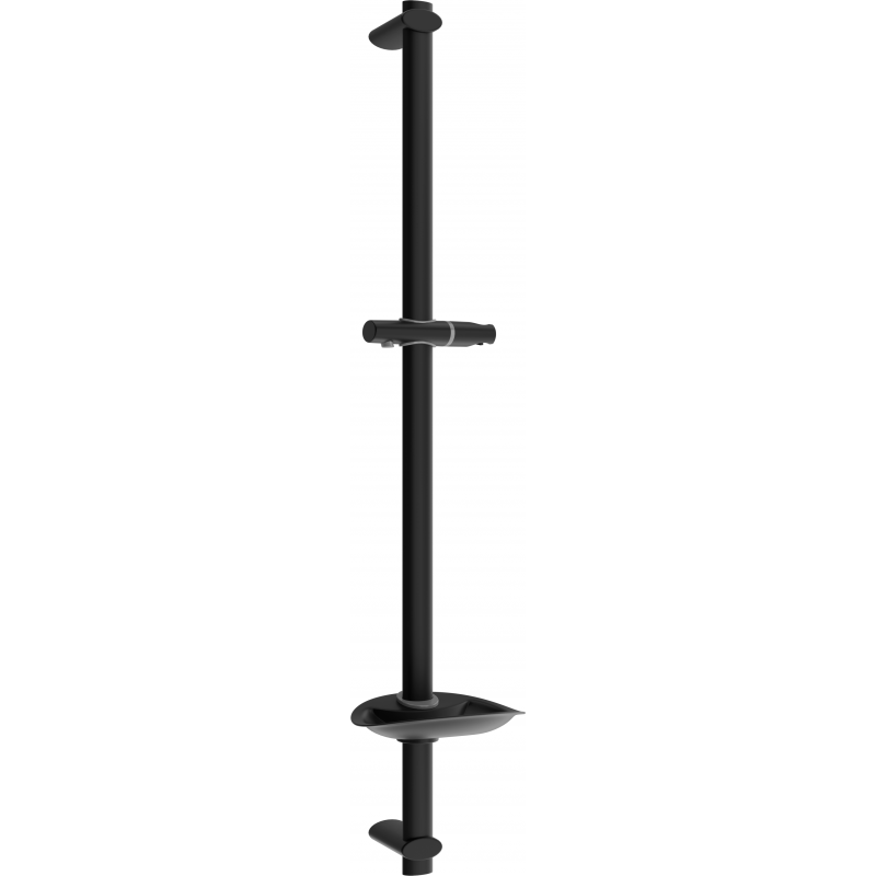 Mexen DB bară de duș cu săpunieră 75 cm, Neagră - 79384-70
