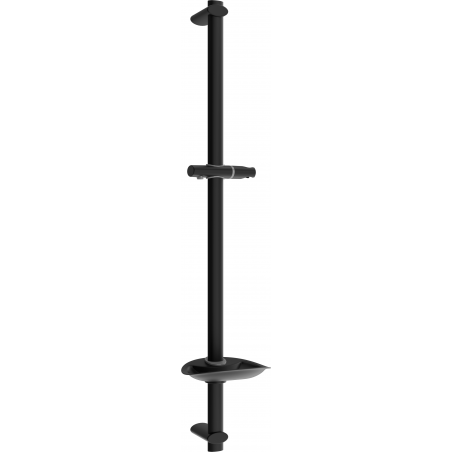 Mexen DB bară de duș cu săpunieră 75 cm, Neagră - 79384-70