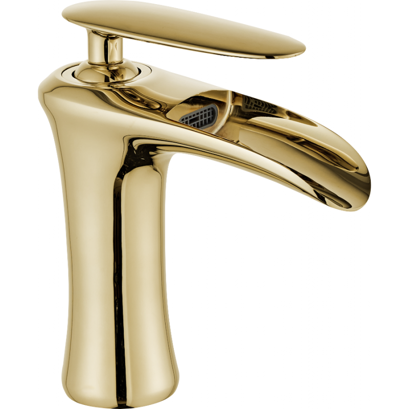 Mexen Lyra baterie chiuvetă, aurie - 745300-50