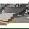 Mexen C33 lapos radiátor 600 x 2400 mm, oldalsó csatlakozás, 5603 W, fehér - W433-060-240-00
