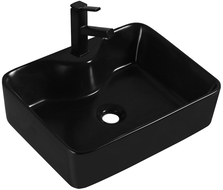 Mexen Eva chiuvetă deasupra blatului 48 x 37 cm, negru mat - 21424970