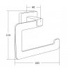 Mexen Asis suport pentru hârtie igienică, Aurie - 7017633-50