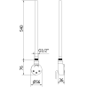 Rezistența electrică Mexen FA-O 600 W, negru - W951-0600-70
