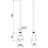 Mexen FA-O rezistență electrică 900 W, negru - W951-0900-70