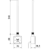 Mexen FA-F Wi-Fi-s elektromos fűtőszál, 600 W, fehér - W953-0600-20