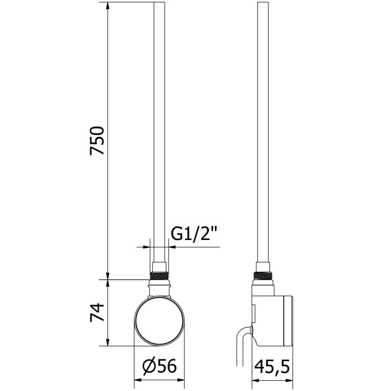 Mexen FA-D22 900 W elektromos fűtőbetét, fehér - W955-0900-20