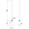 Mexen FA-D elektromos fűtőelem 300 W, fekete - W950-0300-70