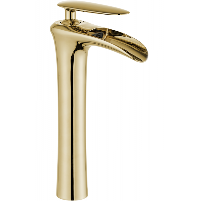 Mexen Lyra baterie de lavoar înaltă, aurie - 745310-50