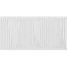 Mexen C21 panelradiátor 600 x 400 mm, oldalsó csatlakozás, 513 W, fehér - W421-060-040-00