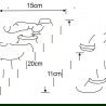 Mexen Draco baterie pentru chiuvetă, Crom - 745400-00