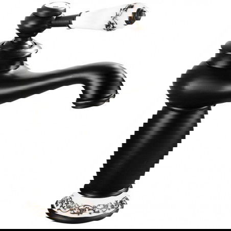 Mexen Draco baterie pentru chiuvetă, Neagră - 745400-70