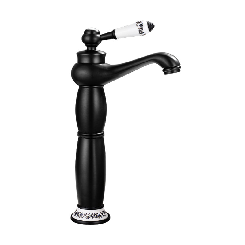 Mexen Draco baterie înaltă pentru lavoar, neagră - 745410-70