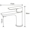 Mexen Alfa baterie pentru chiuvetă, Aurie - 745700-50