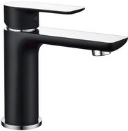 Mexen Alfa baterie de chiuvetă, negru/crom - 745700-71