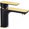 Mexen Alfa baterie lavoar, negru/auriu - 745700-75