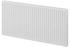 Mexen C11 500 x 400 mm-es lapradiátor, oldalsó csatlakozás, 319 W, fehér - W411-050-040-00