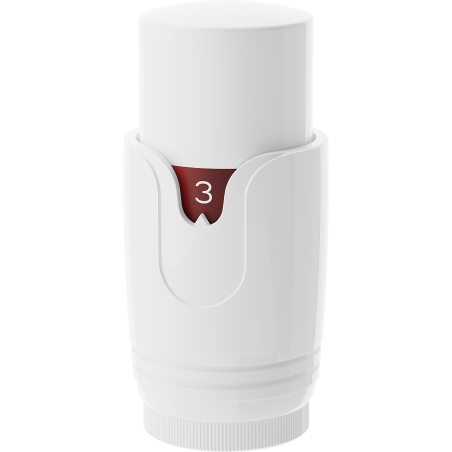 Mexen Uni-Term termosztatikus radiátorszelep fej, fehér - W900-000-20