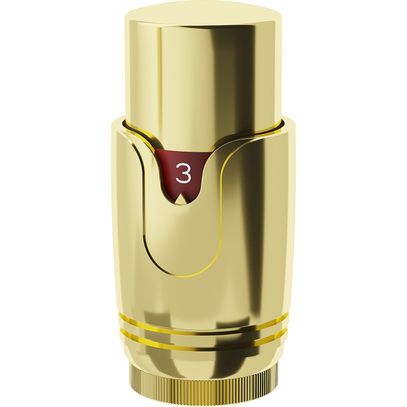 Mexen Uni-Term cap termostatic pentru calorifer, auriu - W900-000-50