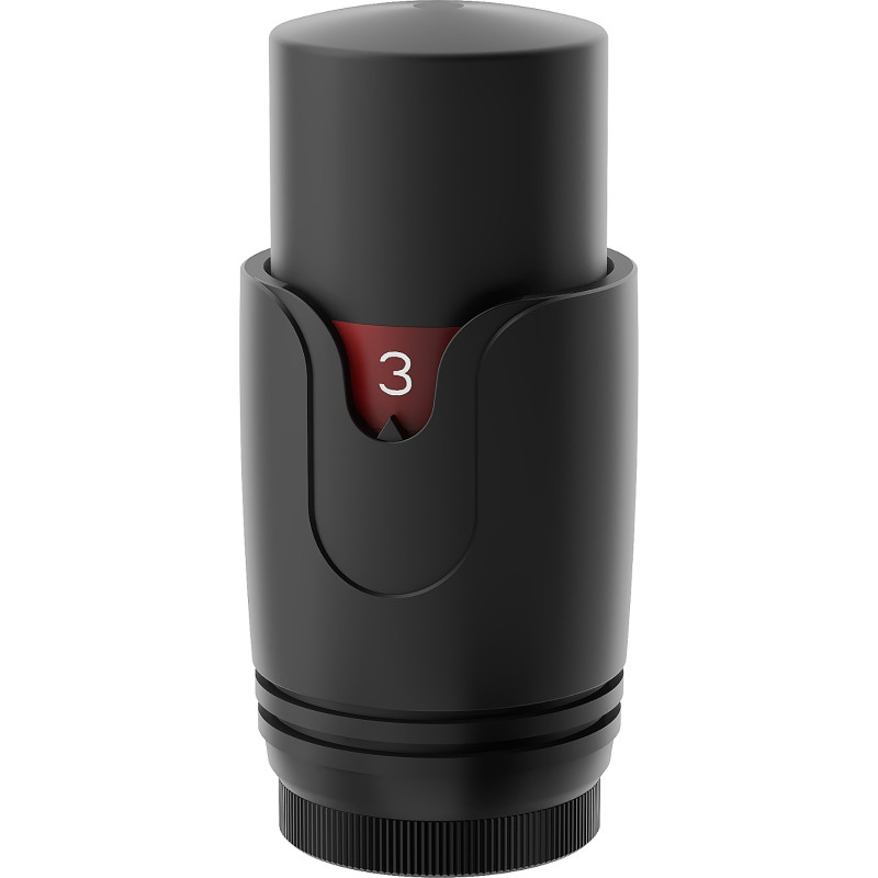 Mexen Uni-H Cap termostatic pentru calorifer, negru - W900-000-70