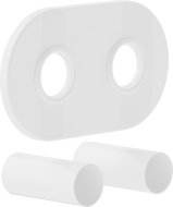 Mexen Uni-Term R kettős radiátor burkolókészlet, fehér - W905-000-20