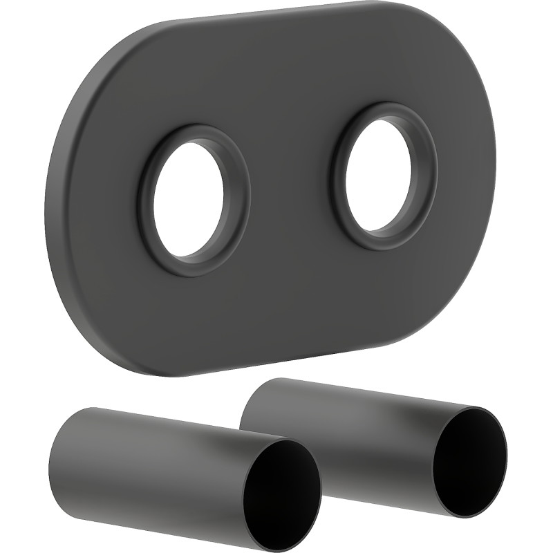 Mexen 2R set de mascare dublu pentru calorifer, antracit - W905-000-66