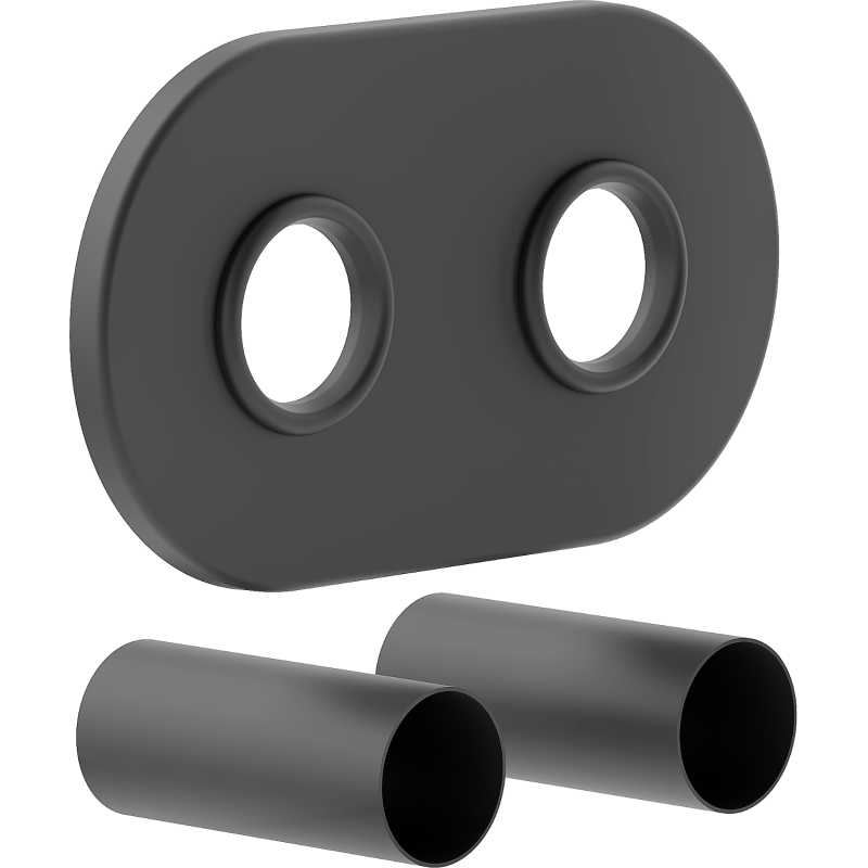 Mexen Uni-Term R kettős radiátor takaró készlet, antracit - W905-000-66