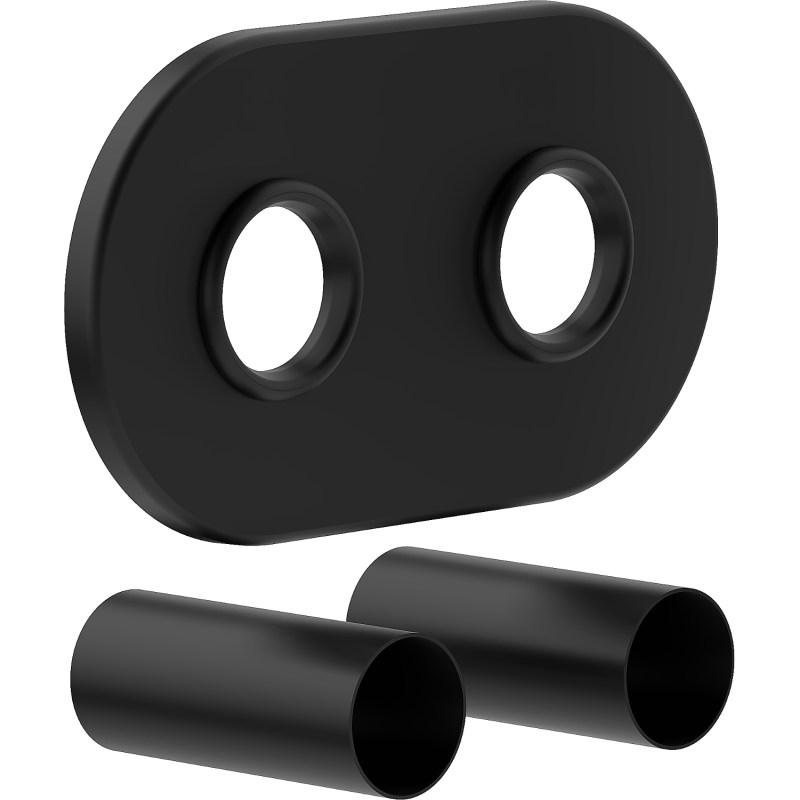 Mexen Uni-Term R dupla radiátor takarókészlet, fekete - W905-000-70