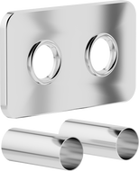 Mexen Uni-Term Set de mascare dublu pentru radiator, crom - W910-000-01