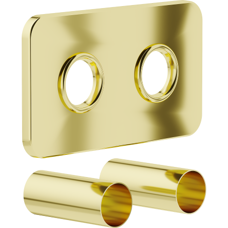 Mexen Uni-Term S kettős fűtőtest takaró készlet, arany - W910-000-50