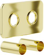 Mexen Uni-Term Set dublu de mascare pentru radiator, auriu - W910-000-50