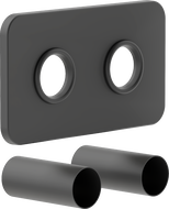 Mexen Uni-Term Set dublu de mascare pentru radiator, antracit - W910-000-66