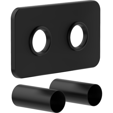 Mexen Uni-Term S kettős radiátorfedő készlet, fekete - W910-000-70