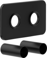 Mexen Uni-Term Set dublu de mascare pentru radiator, negru - W910-000-70