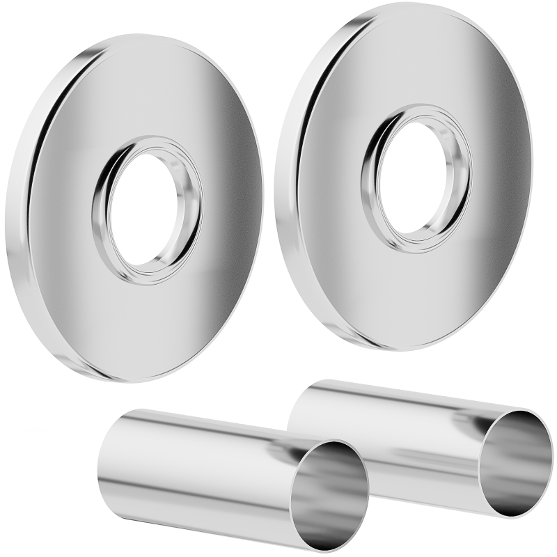 Mexen Uni-Term R egyes radiátor takarókészlet, króm - W904-000-01