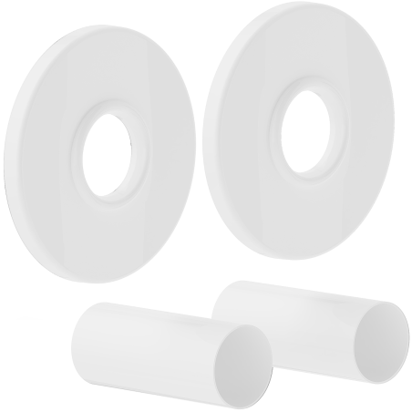 Mexen Uni-Term R egyszemélyes radiátor burkolókészlet, fehér - W904-000-20