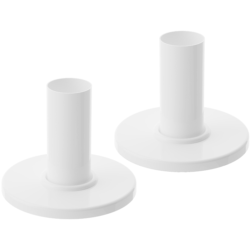 Mexen Uni-Term R set mascare radiator simplu, alb - W904-000-20