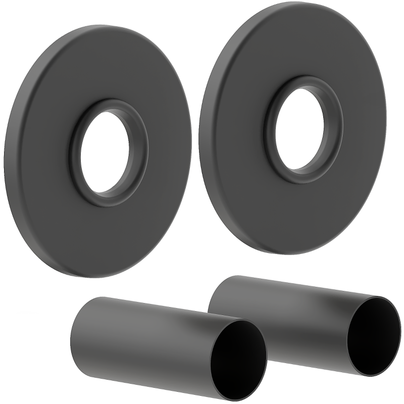 Mexen Uni-Term R set de mascarea pentru un singur radiator, antracit - W904-000-66