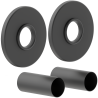 Mexen 1R set mască simplu pentru radiator, antracit - W904-000-66