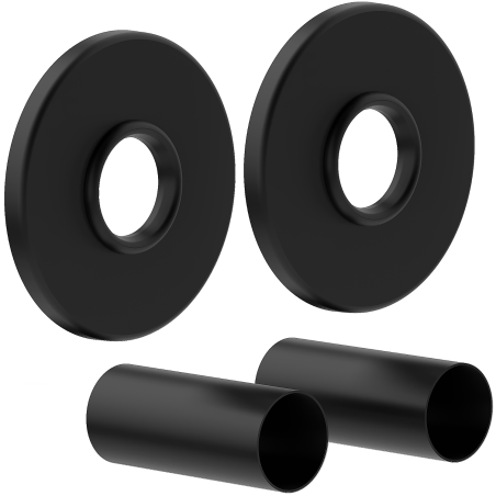 Mexen Uni-Term Set de mască R pentru radiator, negru - W904-000-70