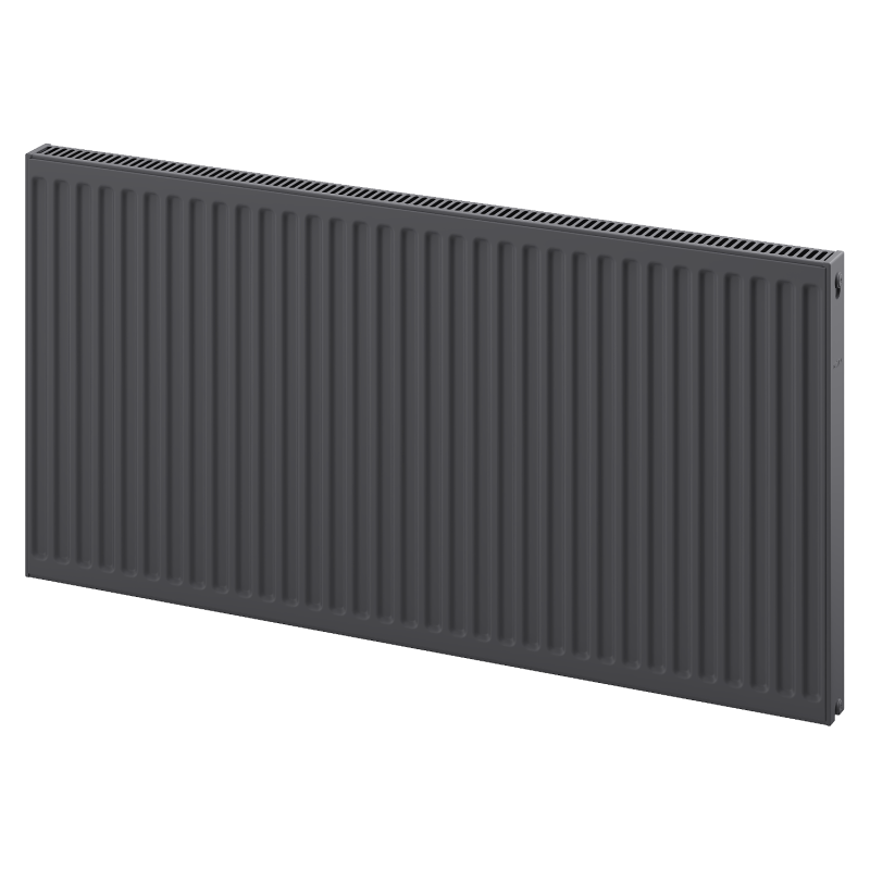 Mexen C11 radiátor 600 x 600 mm, oldalsó csatlakozás, 560 W, antracit - W411-060-060-66