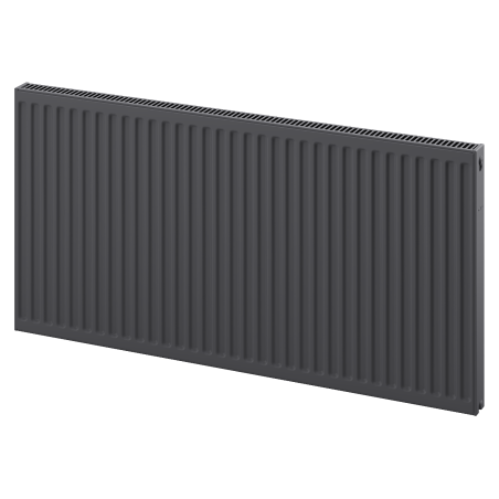 Mexen C11 radiátor 600 x 600 mm, oldalsó csatlakozás, 560 W, antracit - W411-060-060-66