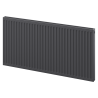 Mexen C11 radiátor 600 x 600 mm, oldalsó csatlakozás, 560 W, antracit - W411-060-060-66