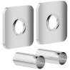 Mexen 1S set de mascare simplu pentru calorifer, cromat - W909-000-01