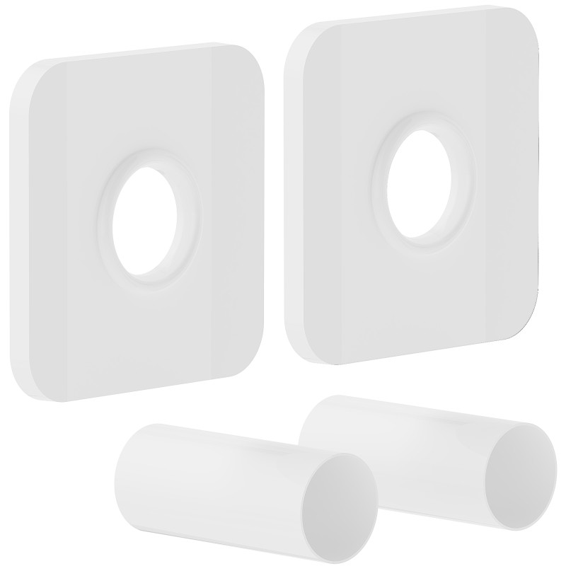 Mexen 1S set de mascare simplu pentru calorifer, alb - W909-000-20